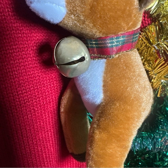 Ugly Christmas Sweater Juniors Womens 3D Pop Out Reindeer Tinsel Bell Medium - Picture 7 of 10